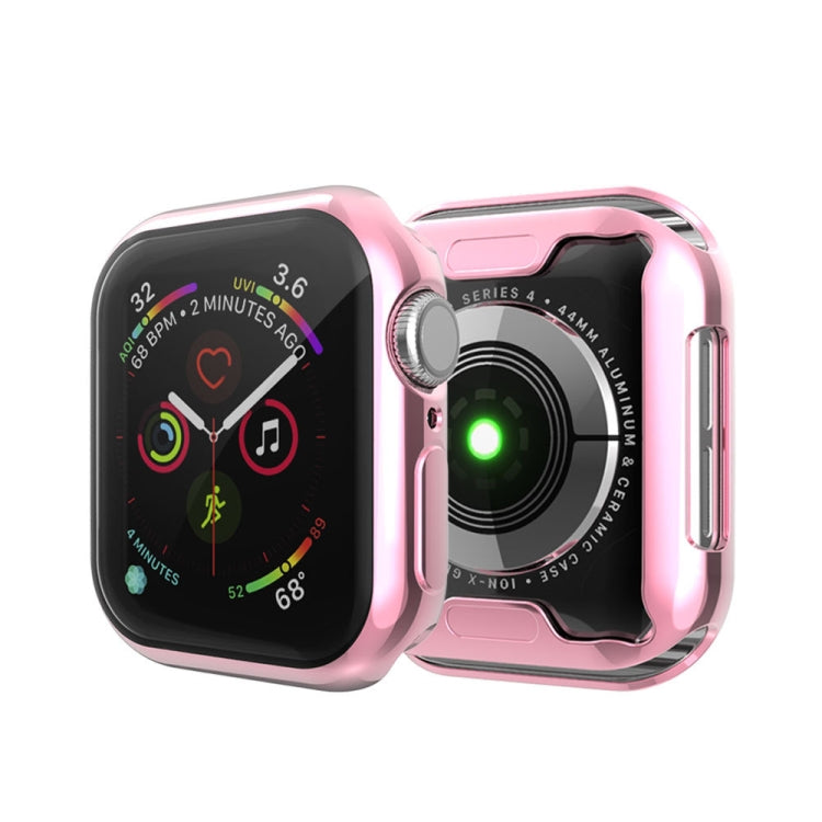 Full Coverage Plating TPU Case For Apple Watch Series 6 / 5 / 4 / Watch SE 44mm