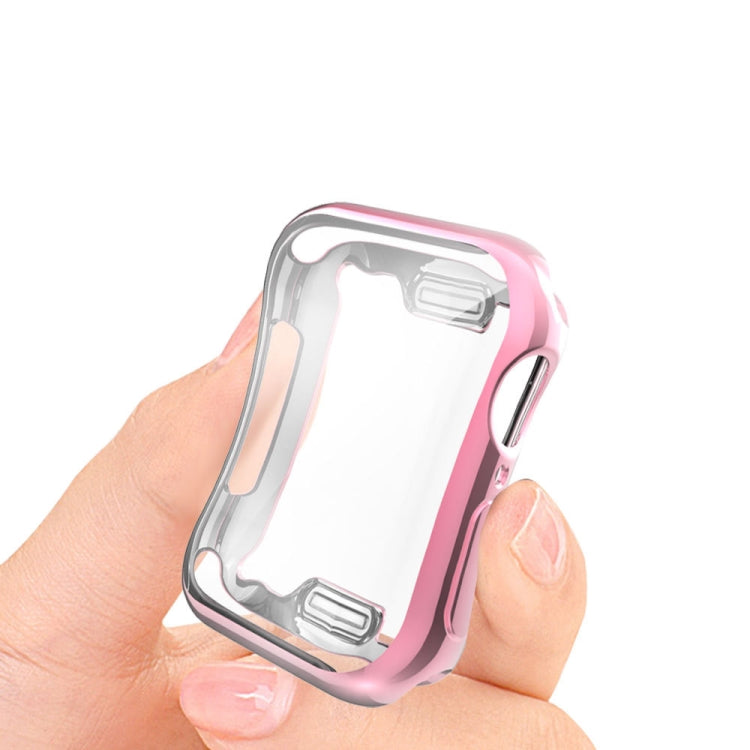Full Coverage Plating TPU Case For Apple Watch Series 6 / 5 / 4 / Watch SE 44mm