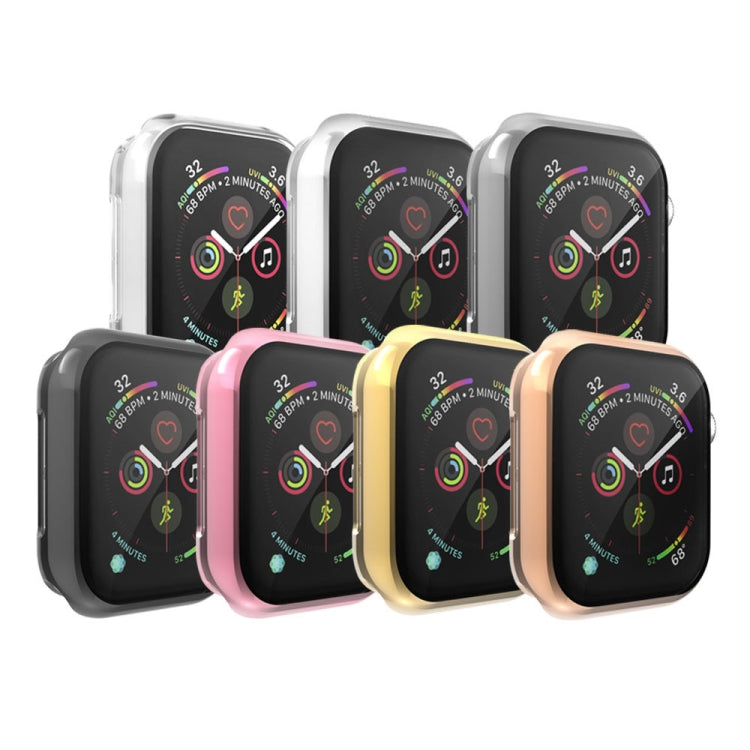 Full Coverage Plating TPU Case For Apple Watch Series 6 / 5 / 4 / Watch SE 44mm