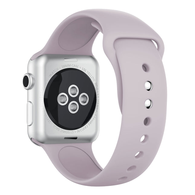 Correa de silicona con remaches dobles para Apple Watch Series 3, 2 y 1 de 42 mm, Apple Watch de 42 mm