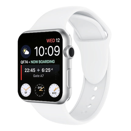 Correa de silicona con remaches dobles para Apple Watch Series 3, 2 y 1 de 42 mm, Apple Watch de 42 mm
