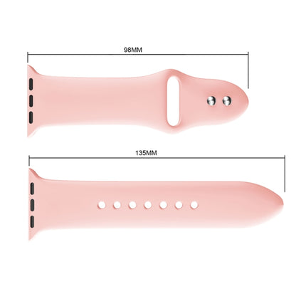 Double Rivets Silicone Watch Band for Apple Watch Series 3 & 2 & 1 38mm