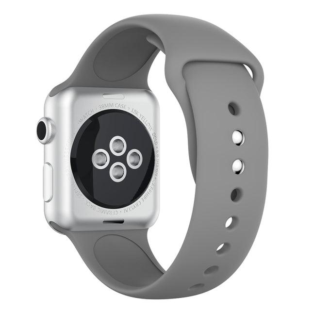 Double Rivets Silicone Watch Band for Apple Watch Series 3 & 2 & 1 38mm, Apple Watch 38mm