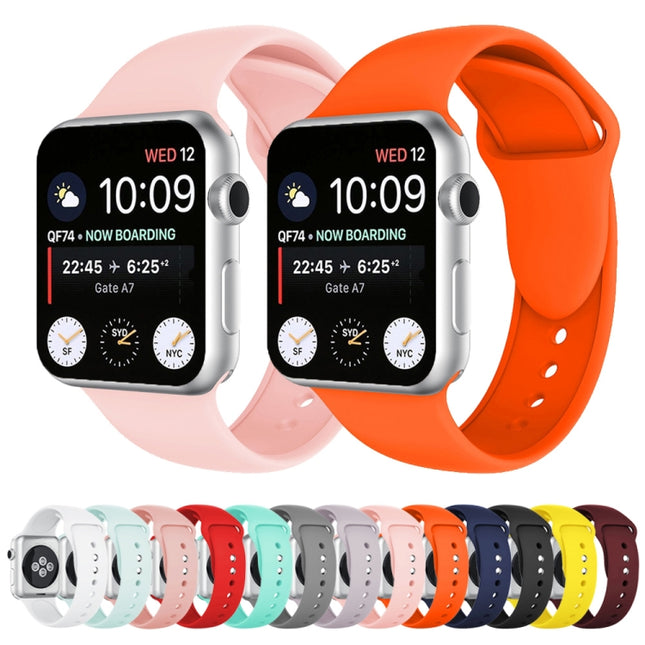 Double Rivets Silicone Watch Band for Apple Watch Series 3 & 2 & 1 38mm