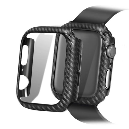 Estuche protector de marco de fibra de carbono para Apple Watch Series 3, 2 y 1 de 42 mm, para Apple Watch Series 3, 2 y 1 de 42 mm