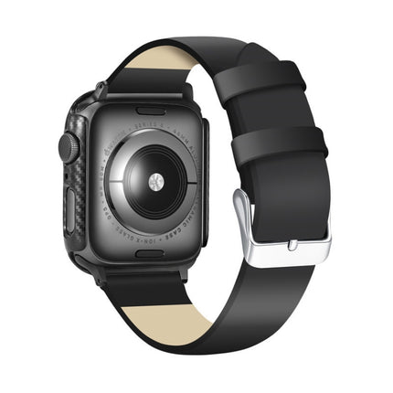 Estuche protector de marco de fibra de carbono para Apple Watch Series 3, 2 y 1 de 42 mm, para Apple Watch Series 3, 2 y 1 de 42 mm