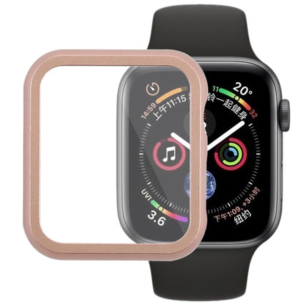 Estuche protector con marco frontal de metal para Apple Watch Series 5 y 4 de 44 mm, Series 5 y 4 de 44 mm