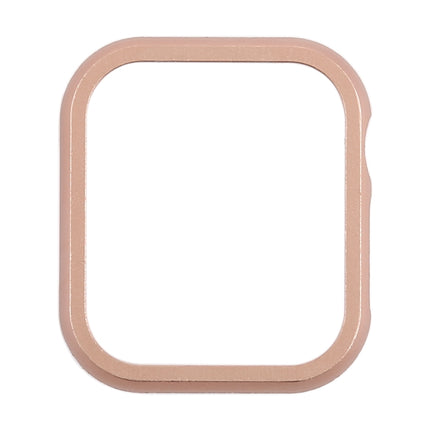 Estuche protector con marco frontal de metal para Apple Watch Series 5 y 4 de 44 mm, Series 5 y 4 de 44 mm