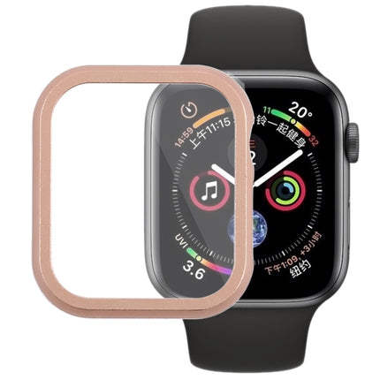 Estuche protector con marco frontal de metal para Apple Watch Series 5 y 4 de 44 mm, Series 5 y 4 de 44 mm
