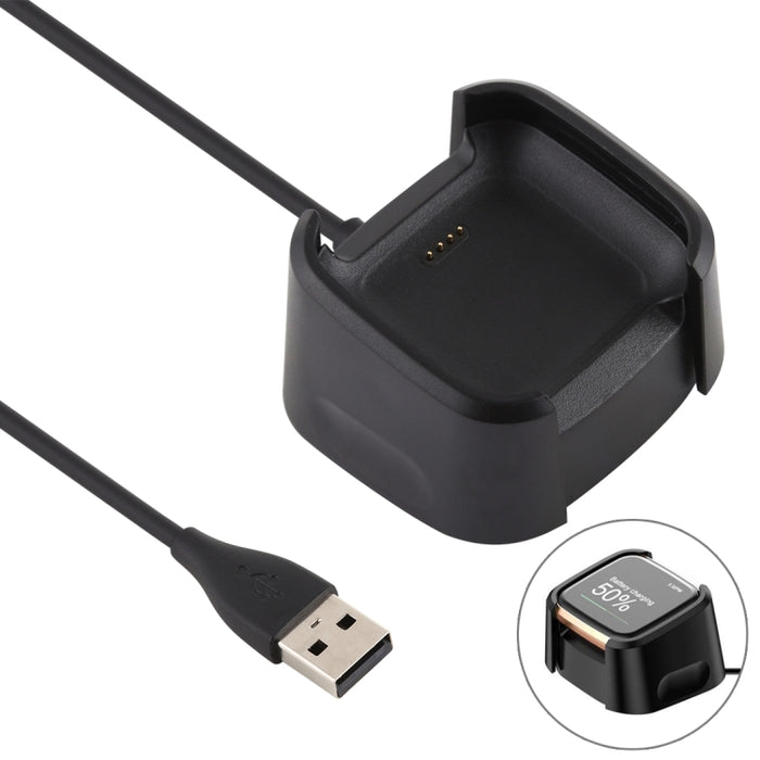 For Fitbit Versa 2 Charger Charging Dock Base Stand Holder with 1m Charging Cable
