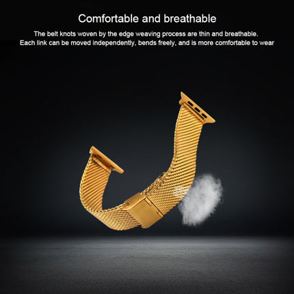 304 Stainless Steel Milanese Watch Band with Connector For Apple Watch Series 10 42mm / 9&8&7 41mm / SE 3&SE 2&6&SE&5&4 40mm / 3&2&1 38mm