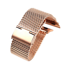 304 Stainless Steel Milanese Watch Band with Connector For Apple Watch Ultra 49mm&Watch Ultra 2 49mm / Series 10 46mm / 9&8&7 45mm / SE 3&SE 2&6&SE&5&4 44mm / 3&2&1 42mm