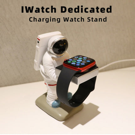 Soporte de carga inalámbrica con forma de astronauta para Apple Watch, para Apple Watch