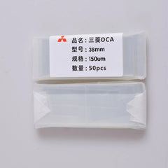 50 PCS OCA Optically Clear Adhesive for Apple Watch Series 1 / 2 / 3 38MM, For Watch Series 1 / 2 / 3 38MM