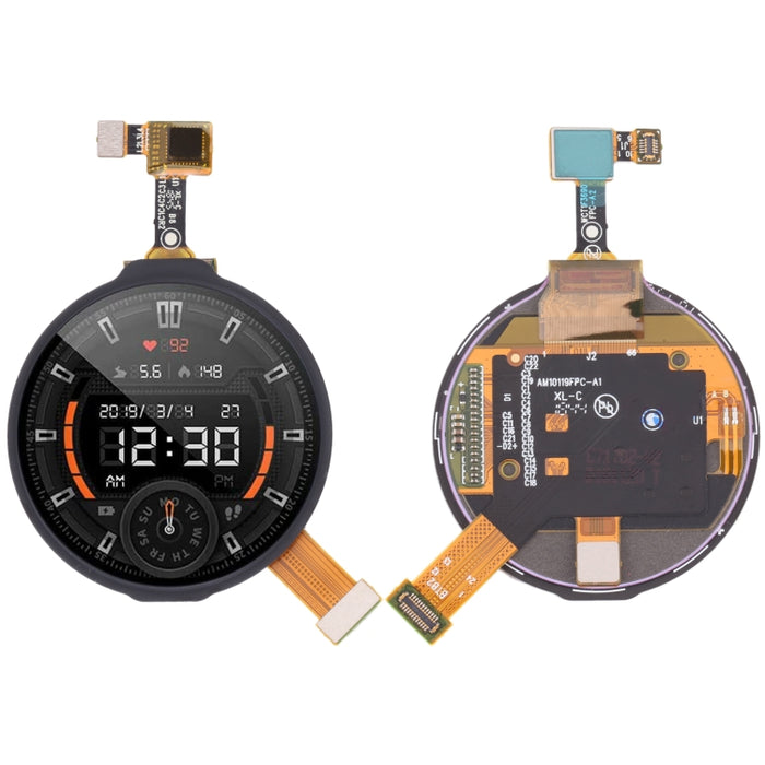 LCD Screen and Digitizer Full Assembly for Huami Amazfit Verge Lite A1801 A1811, For Huami Amazfit Verge Lite