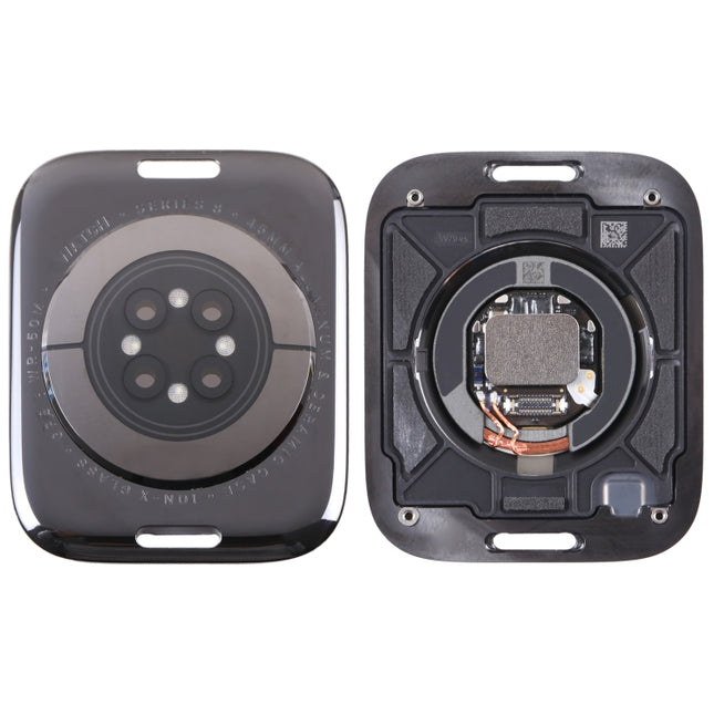 For Apple Watch Series 8 45mm GPS Glass Back Cover With Charging Module