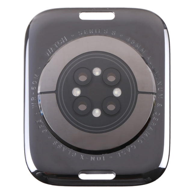For Apple Watch Series 8 45mm GPS Glass Back Cover With Charging Module