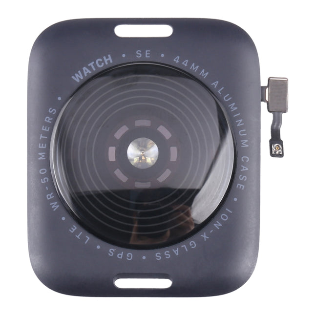 Glass Back Cover With Wireless Charging Coil For Apple Watch Series SE 2022 44mm GPS Edition, For Watch Series SE 2022 44mm GPS