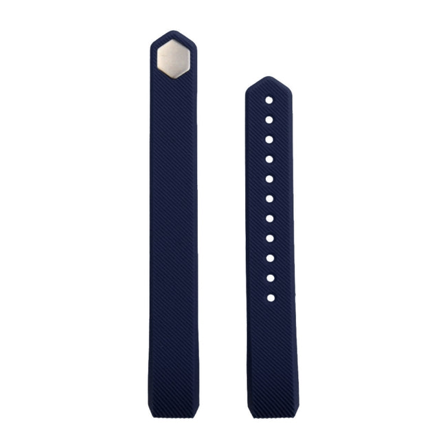 For Fitbit Alta Watch Oblique Texture Silicone Watchband, Large Size, Length: about 22cm