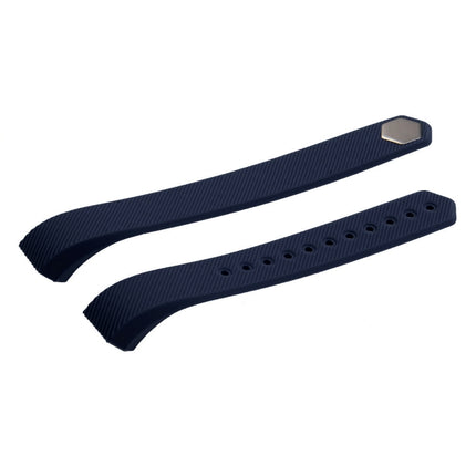For Fitbit Alta Watch Oblique Texture Silicone Watchband, Large Size, Length: about 22cm