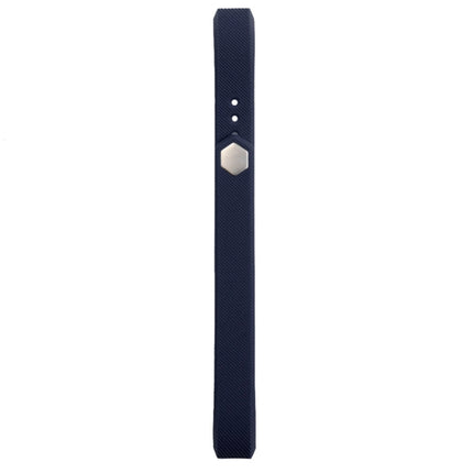 For Fitbit Alta Watch Oblique Texture Silicone Watchband, Large Size, Length: about 22cm
