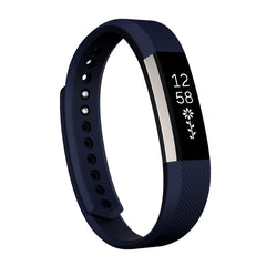 For Fitbit Alta Watch Oblique Texture Silicone Watchband, Large Size, Length: about 22cm