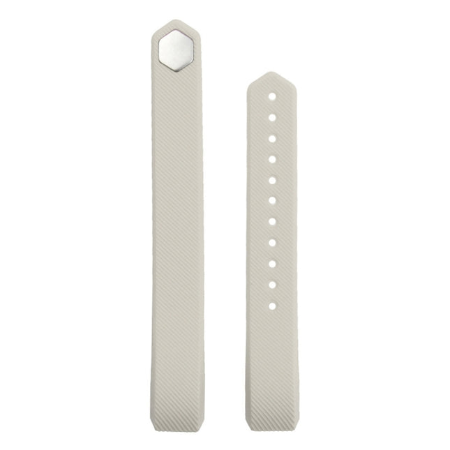 Correa de silicona con textura oblicua para reloj Fitbit Alta, tamaño grande, longitud: aproximadamente 22 cm