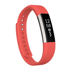 For Fitbit Alta Watch Oblique Texture Silicone Watchband, Large Size, Length: about 22cm