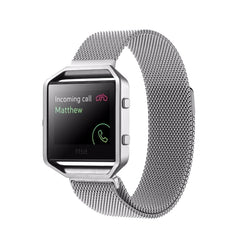 Für Fitbit Blaze Uhr Schleife Magnetverschluss Verschluss Edelstahl Armband