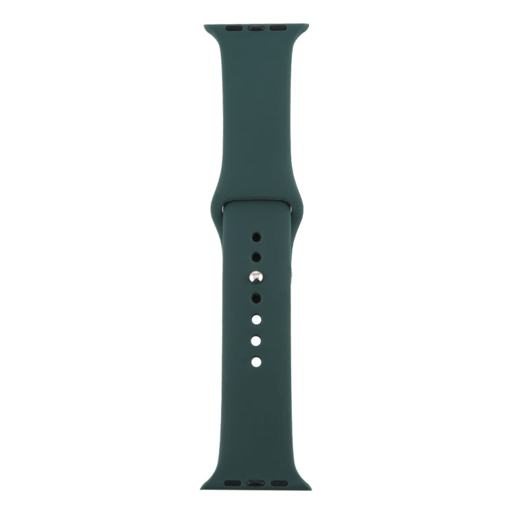For Apple Watch Series 7 41mm / 6 & SE & 5 & 4 40mm / 3 & 2 & 1 38mm Silicone Watch Band