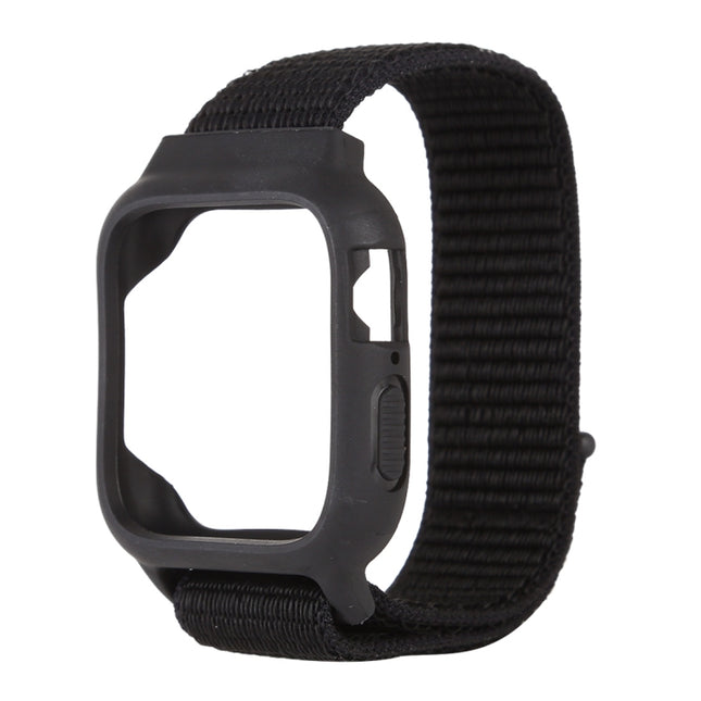 For Apple Watch Ultra 49mm&Watch Ultra 2 49mm / Series 10 46mm / 9&8&7 45mm / SE 3&SE 2&6&SE&5&4 44mm / 3&2&1 42mm Nylon Watch Band with Hook and Loop Fastener, For Apple Watch Ultra 49mm / Series 8&7 45mm / SE 2&6&SE&5&4 44mm / 3&2&1 42mm             ...