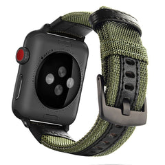 Uhrenarmband aus Nylon im Jeep-Stil mit Edelstahlschnalle für Apple Watch Series 3 &amp; 2 &amp; 1 42 mm, 42 mm