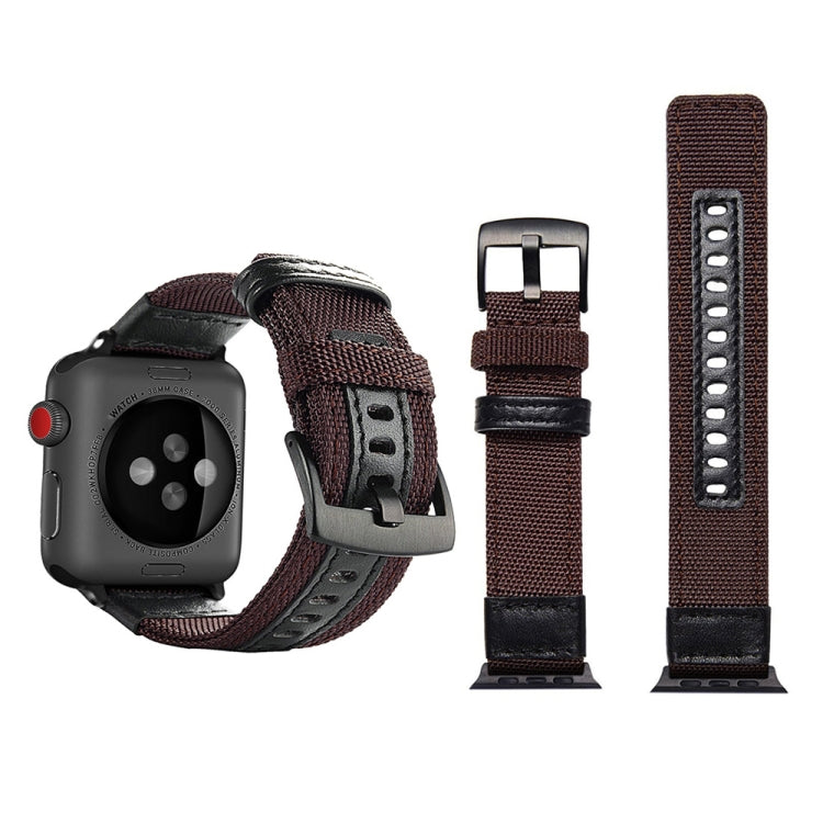 Uhrenarmband aus Nylon im Jeep-Stil mit Edelstahlschnalle für Apple Watch Series 3 &amp; 2 &amp; 1 42 mm, 42 mm