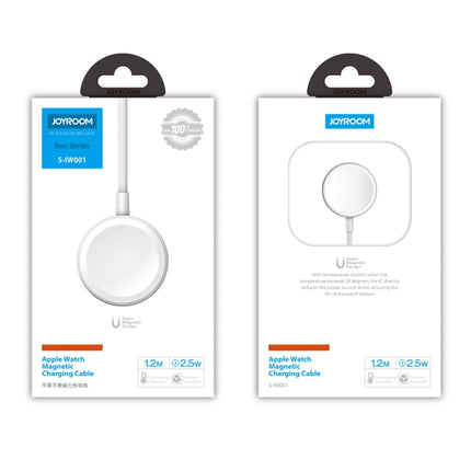 Cable de carga magnético portátil JOYROOM S-IW001 Ben Series de 1,2 m y 2,5 W para Apple Watch