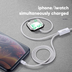 JOYROOM S-IW002 Ben Series 2 in 1 1.5m 3A Magnetic Charge Cable for Apple Watch