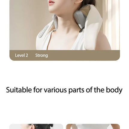 Multifunctional Cervical Massager Shoulder Neck Hot Compress Trapezius Muscle Massager