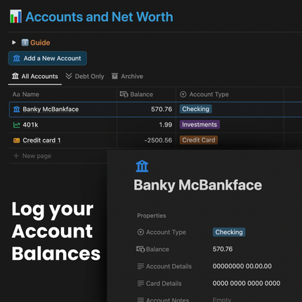 Money & Spending Add-On