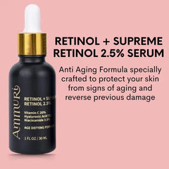 Ammuri Pro-Retinol 2.5% Face Serum - Anti Aging Retinol Serum
