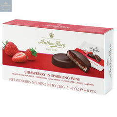 Anthon Berg strawberry in sparkling wine marzipan in dark chocolate