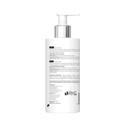 Apis ACNE-STOP Home terApis Antibacterial Cleansing Toner with Green Tea | 300ml