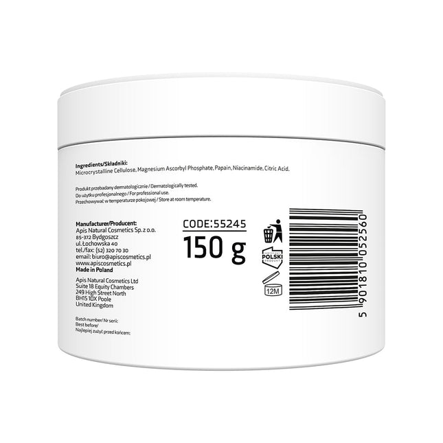 Apis ADENO‑C Flash Glow Enzymatic Powder Peel | 100 g