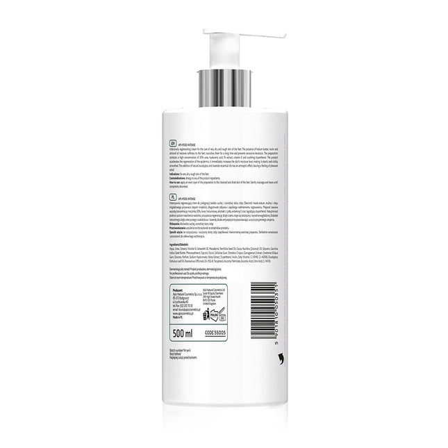 Apis API-PODO INTENSE Intensively Smoothing Foot Cream - Deeply hydrates and softens very dry, rough feet | 500ml