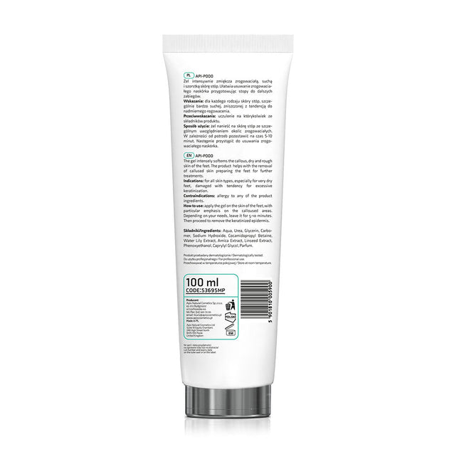 Apis API-PODO Softening Foot Gel with 30% Urea – Intensively softens and smooths rough, dry feet | 100ml