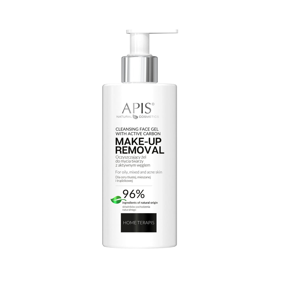 Apis Cleansing Face Wash Gel with Activated Charcoal | 300ml