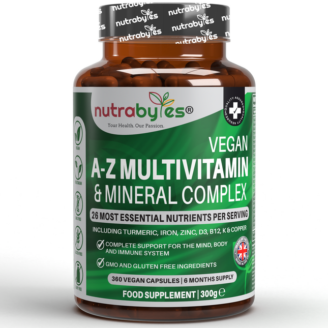 Vegan A-Z Multivitamin & Minerals, 360 Capsules