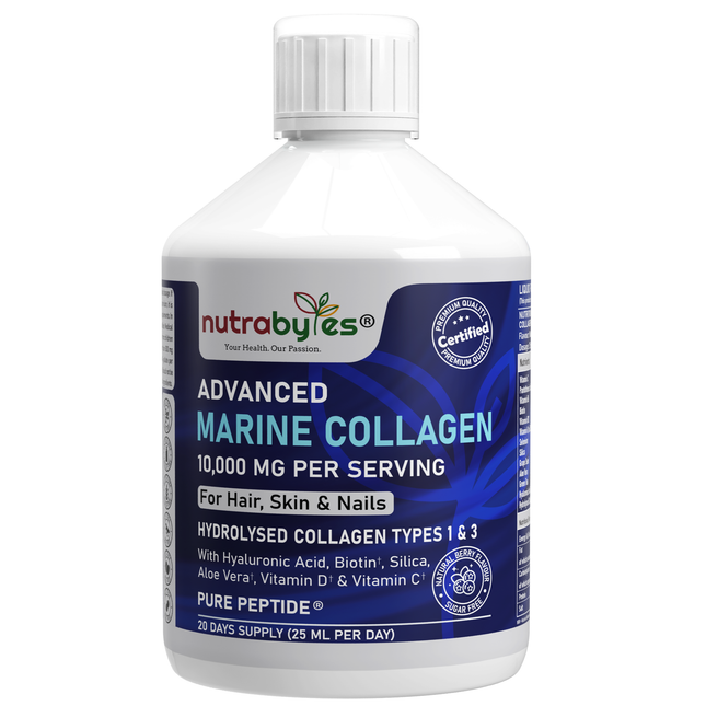 Marine Collagen Liquid 10000mg | Sugar Free | Mixed Berry Flavour | 500ml