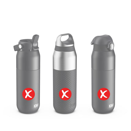 Leak Proof Water Bottle Replacement Lid, Red, Large