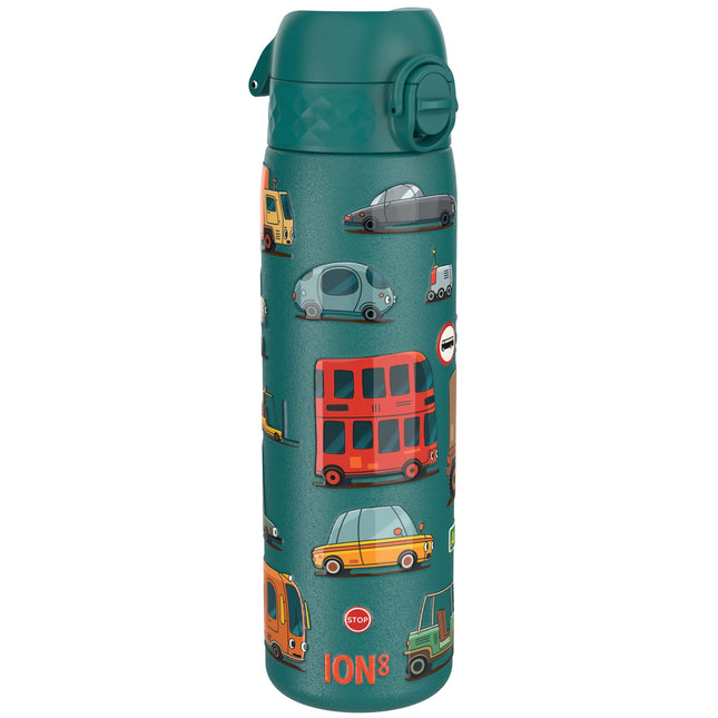 Leak Proof Slim Thermal Steel Water Bottle, Insulated, Automobiles, 500ml (17oz)