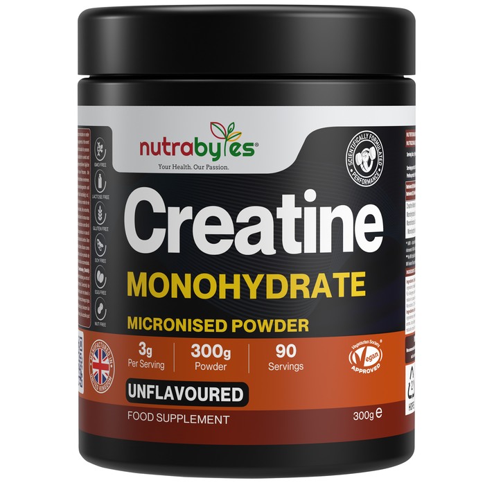 Creatine Monohydrate Powder, 300g Unflavoured