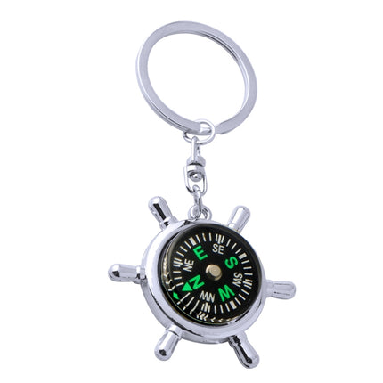 Creative Rudder Compass Style Keychain